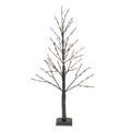 Melrose Paper 114 Led Lights Twig Christmas Tree, 4-Foot Height, Black, Holiday Season Decoration