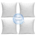 Ashler 18 X 18 Outdoor Pillow Inserts, Made In Usa Set Of 4, Christmas Decor Pillows, Water Resistant Throw Pillow Inserts Premi