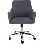 Lorell Mid-Century Modern Guest Chair, Gray