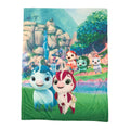 Franco Dreamworks Not Quite Narwhal Kids Bedding Super Soft Plush Micromink Throw, 46 In X 60 In, (Official Licensed Product)