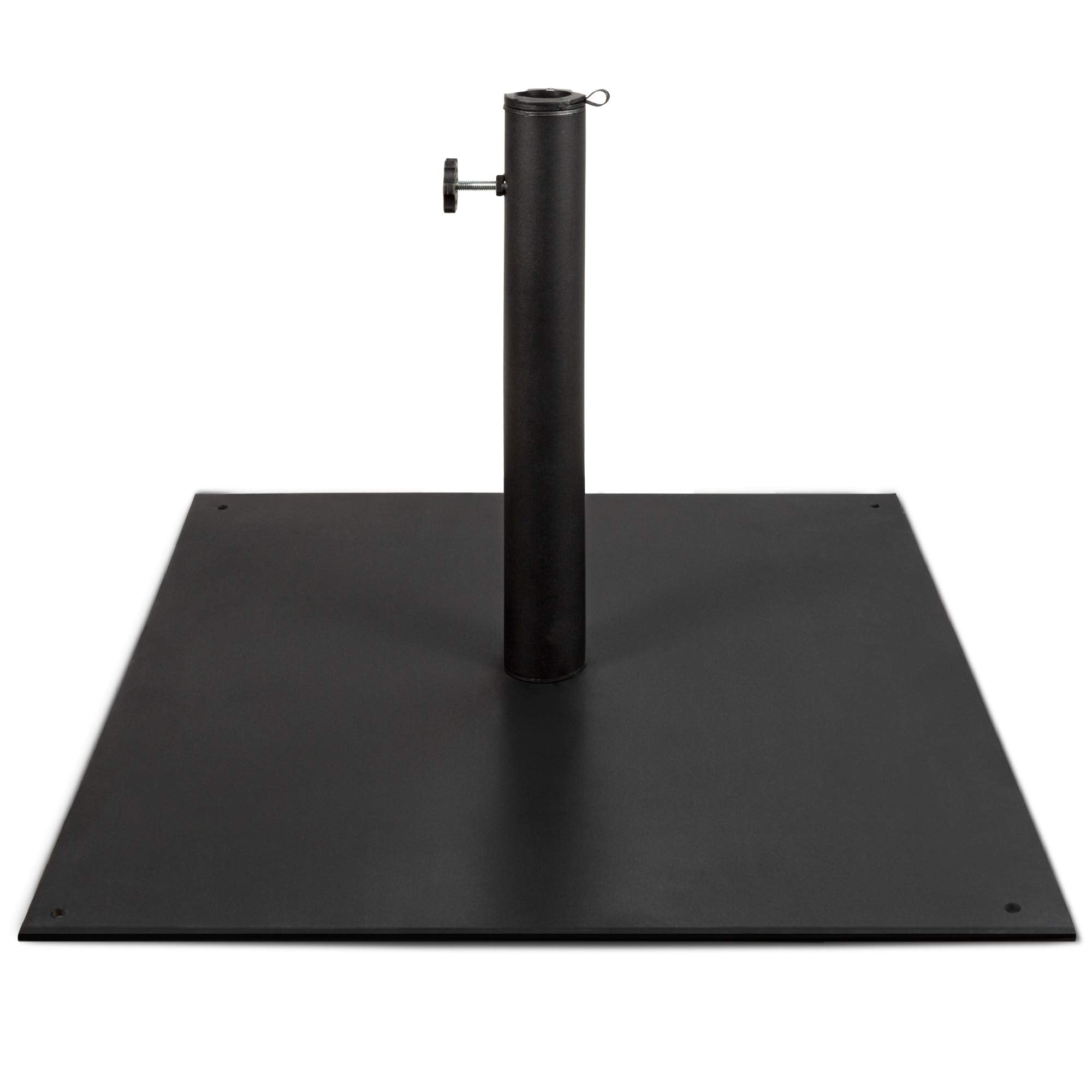 Best Choice Products 38.5lb Steel Umbrella Base, Square Weighted Patio Stand for Outdoor, Backyard, Market Umbrellas, Sun Shade 
