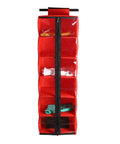 Shrey Creation 6 Shelf With Transparent Front Clothe Hanging Wardrobe Organizer Closet Cloth Organizer For Cupboard Red (11 * 1