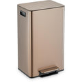 SIMPLIMAGIC 13 Gallon / 50L Step Trash Can, Infinity Edge, Rose Gold