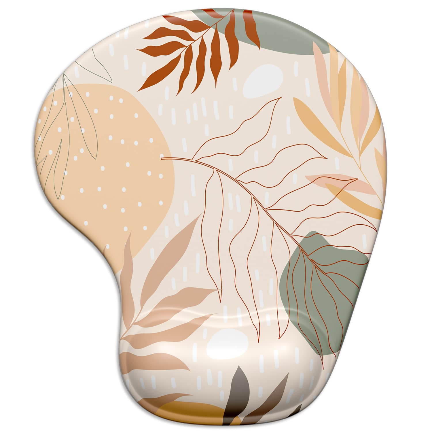 Itnrsiiet Ergonomic Mouse Pad With Gel Wrist Support Wrist Rest Smooth Surface Non-Slip Pu Base Comfortable Office Supplies Pain