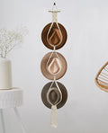 Mayamila Hat Racks Hat Hangers for Wall, Bohemian Hat Organizer for Wall Hanging Hat Display, Hand Weaving Boho Hat Rack Decorat
