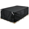 Cosfly Waterproof Patio Furniture Set Covers Durable, Outdoor Table And Chair Covers Rectangular Large - Fits Up To 90L X 64W X 27.5H Inches(Black)