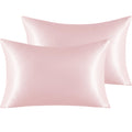 Ntbay 2 Pack Satin Queen Pillowcases For Hair And Skin, Luxurious And Silky Pillow Cases With Envelope Closure, 20X30 Inches, Light Pink