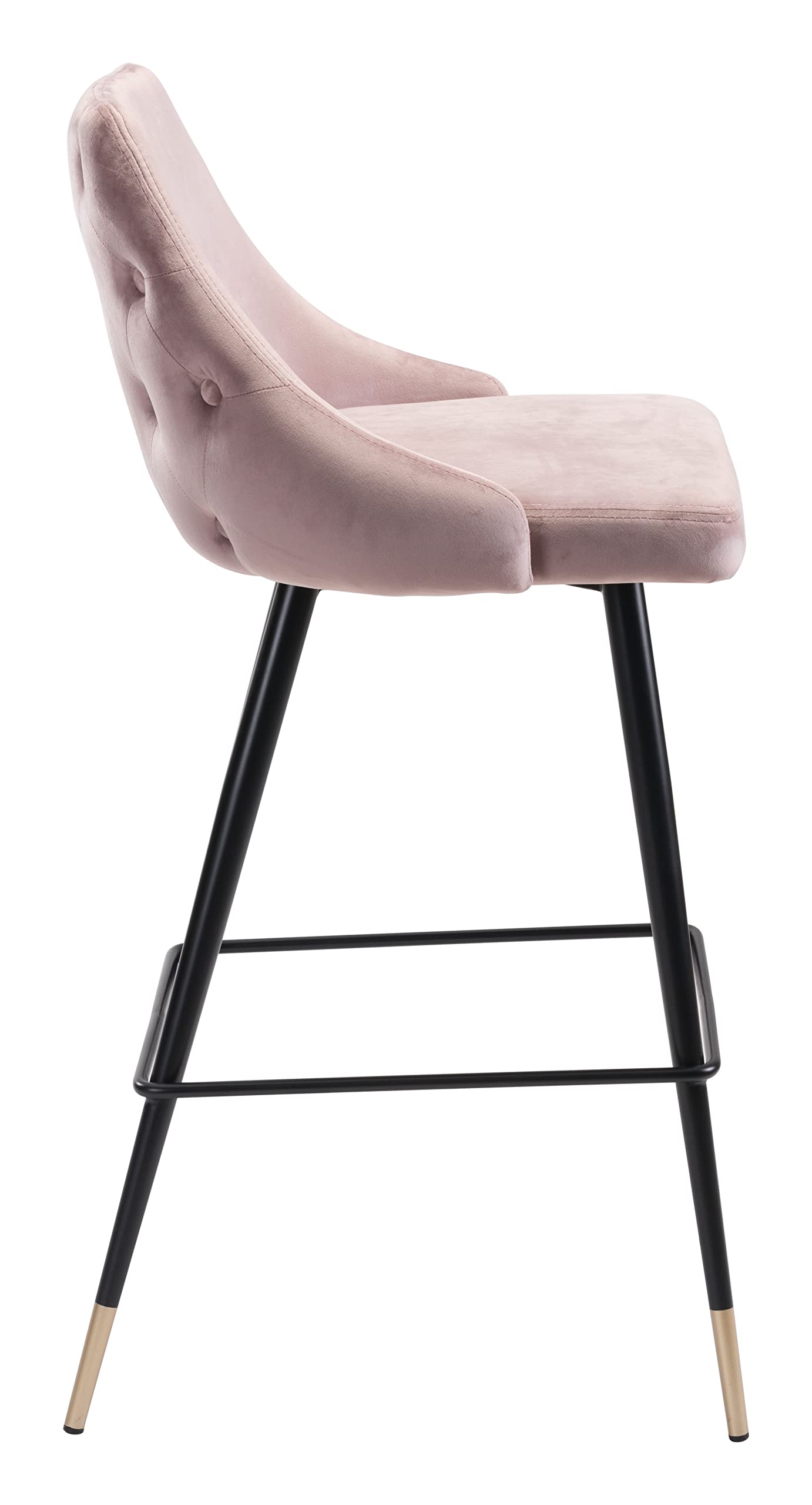 Zuo Piccolo Barstool Pink
