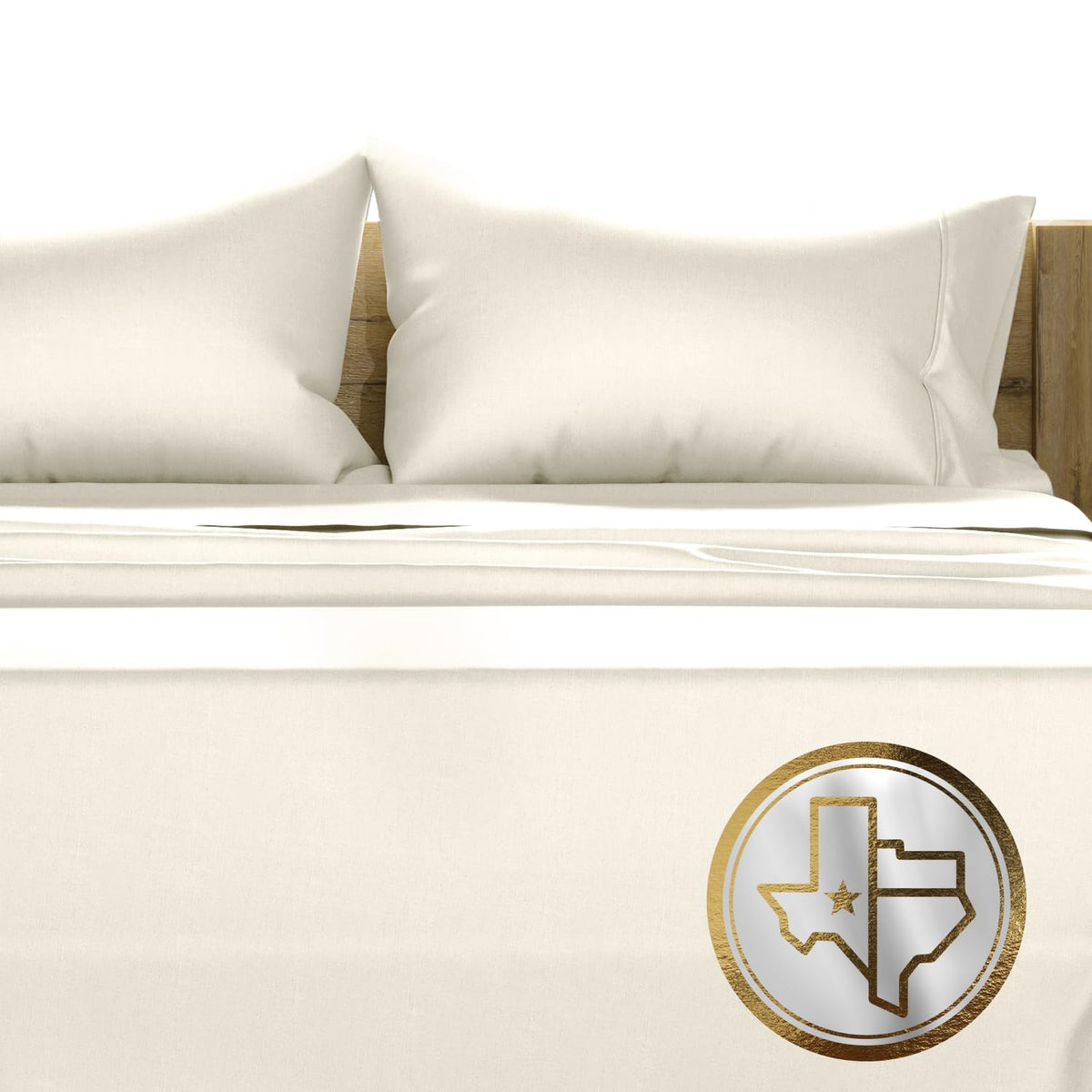 Texas Linen Co. King Sheets Set Egyptian Cotton - 1500 Thread Count 4 Pc Egyptian Cotton Sheets King Size, Luxury Sheets King Si