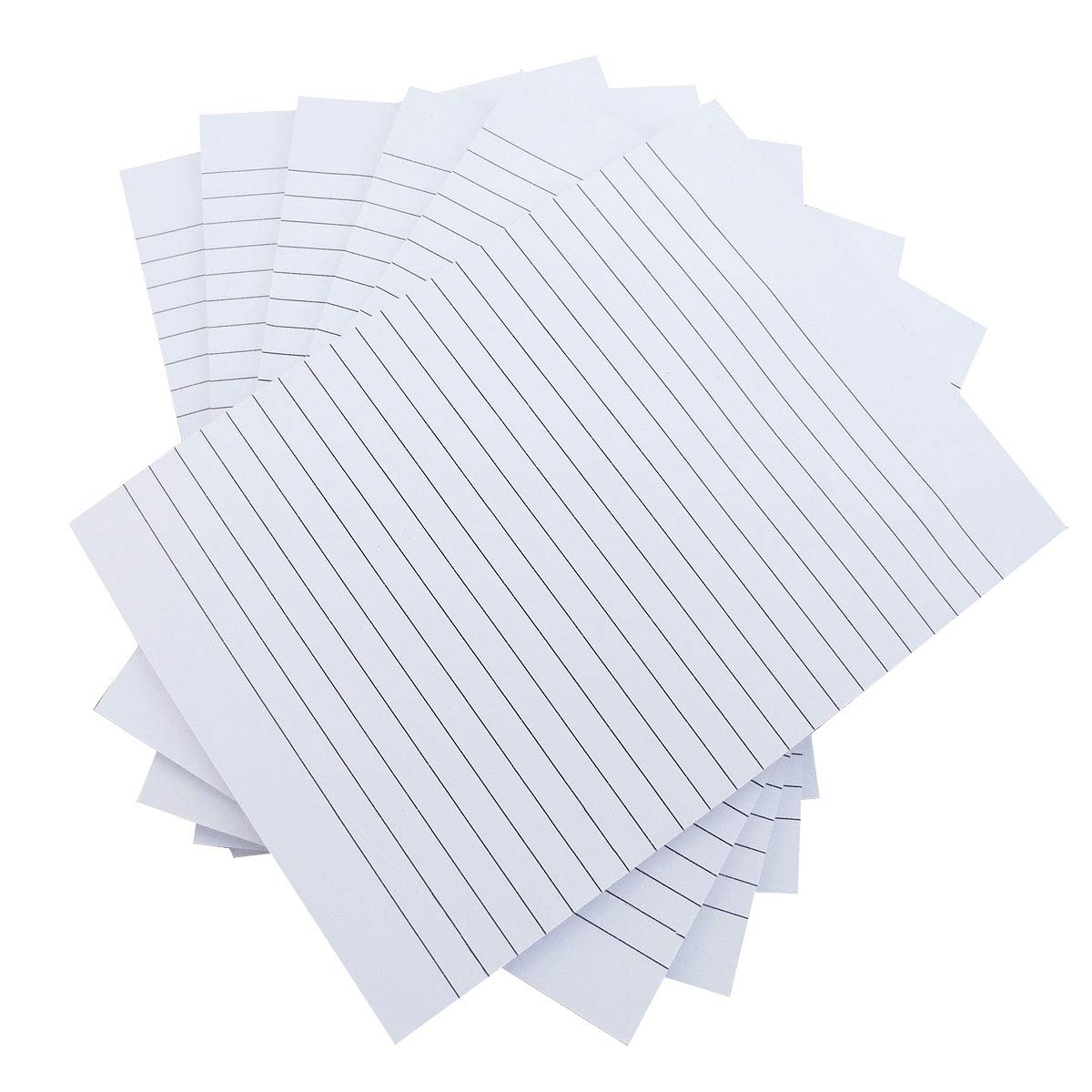 Large Sticky Notes White Color 6X8 Inches 6 Pads 50 Sheets Per Pad Lined Self-Stick Note Pads For Office And School Individually