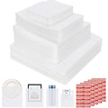 260Pcs Cushioning Foam Pouches Moving Supplies, 4 Sizes (16X16Inch,12X12Inch Sheets,12X7.5Inch,7.5X7.5Inch) Use Packing Supplies