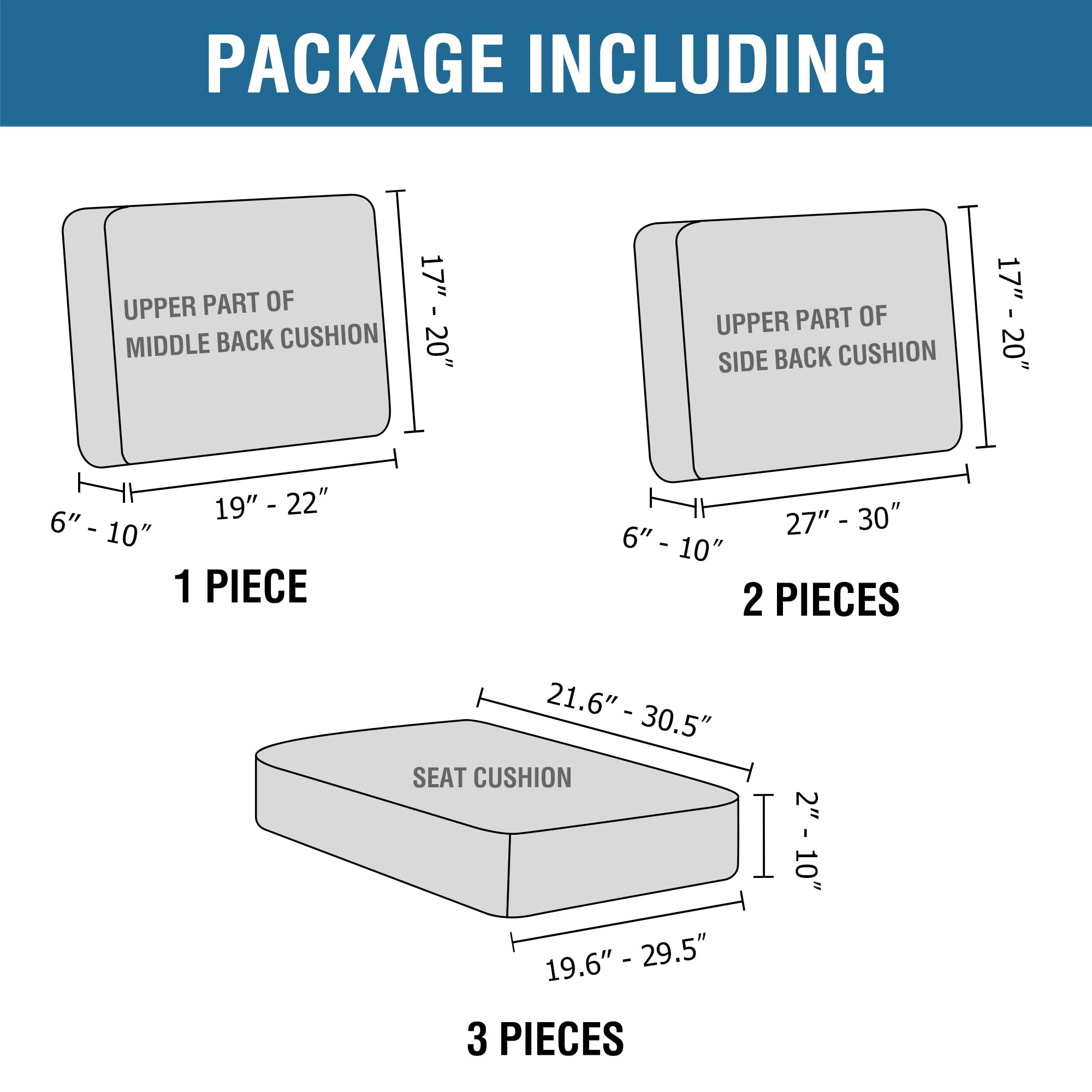 H.Versailtex 2024 New Trend Multi-Pieces Couch Covers For 3 Cushion Couch Sofa High Stretch Couch Cushion Covers Jacquard Textur