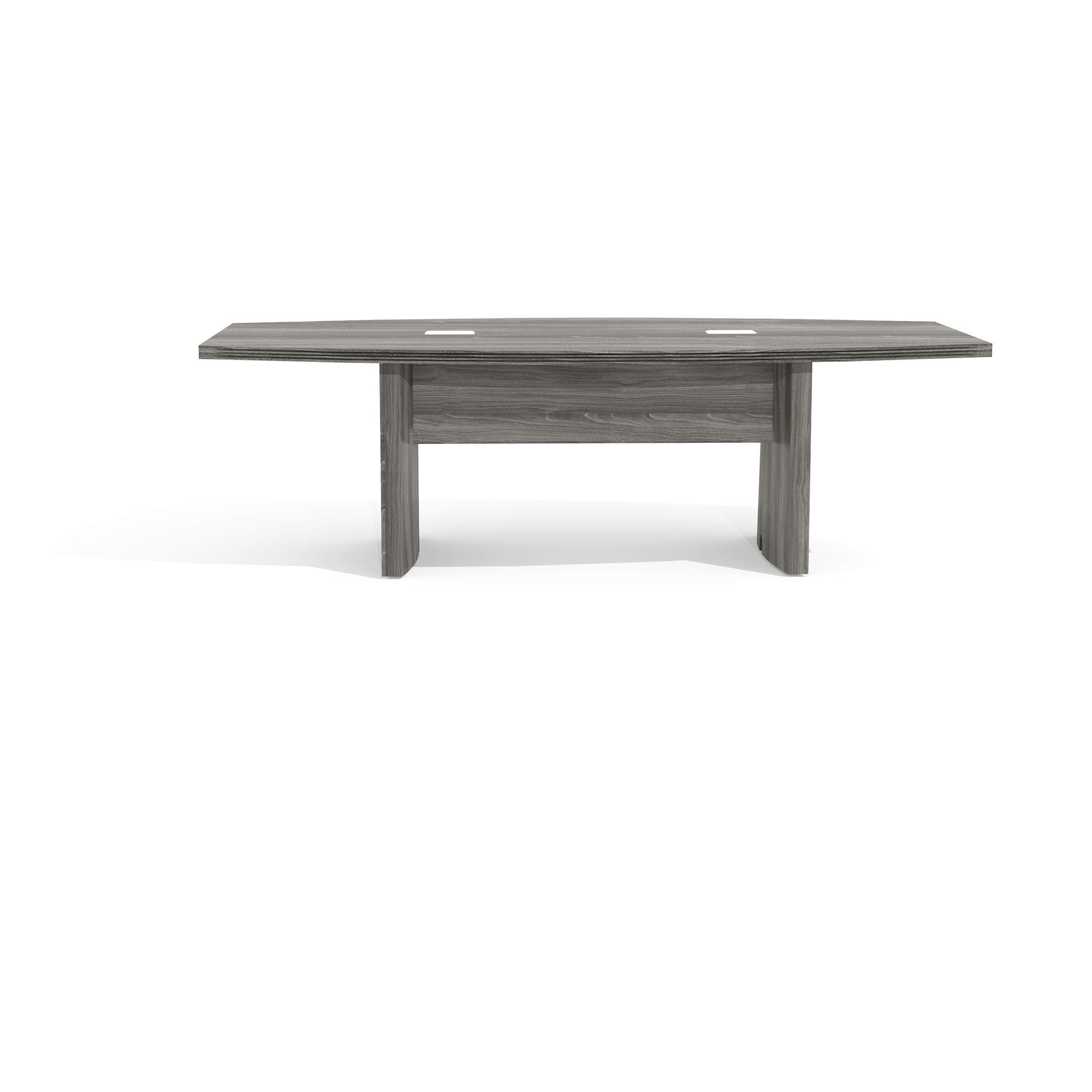 Mayline ACTB8LGS Aberdeen Conference Table, 8', Gray Steel Laminate
