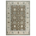 Alora Decor Abby 6' X 9' Traditional Brown/Blue/Brown Hand Knotted Area Rug