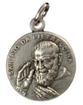 SAINT PIO FROM PIETRELCINA (PADRE PIO) MEDAL - Made in HIGH RELIEF -100% MADE IN ITALY