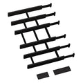 GZOOGHOME 6 Pack Bamboo Drawer Dividers with 12 Inserts, Expandable Adjustable Clothes Drawer Organizers and Storage from 17 to 