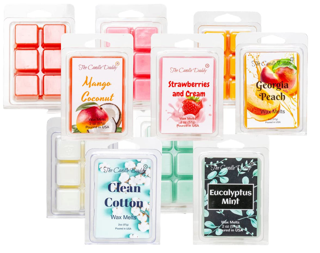 The Candle Daddy Family Friendly FAVES Volume II - 5 Pack of Wax Melts - 30 Total Cubes - 10 Total Ounces