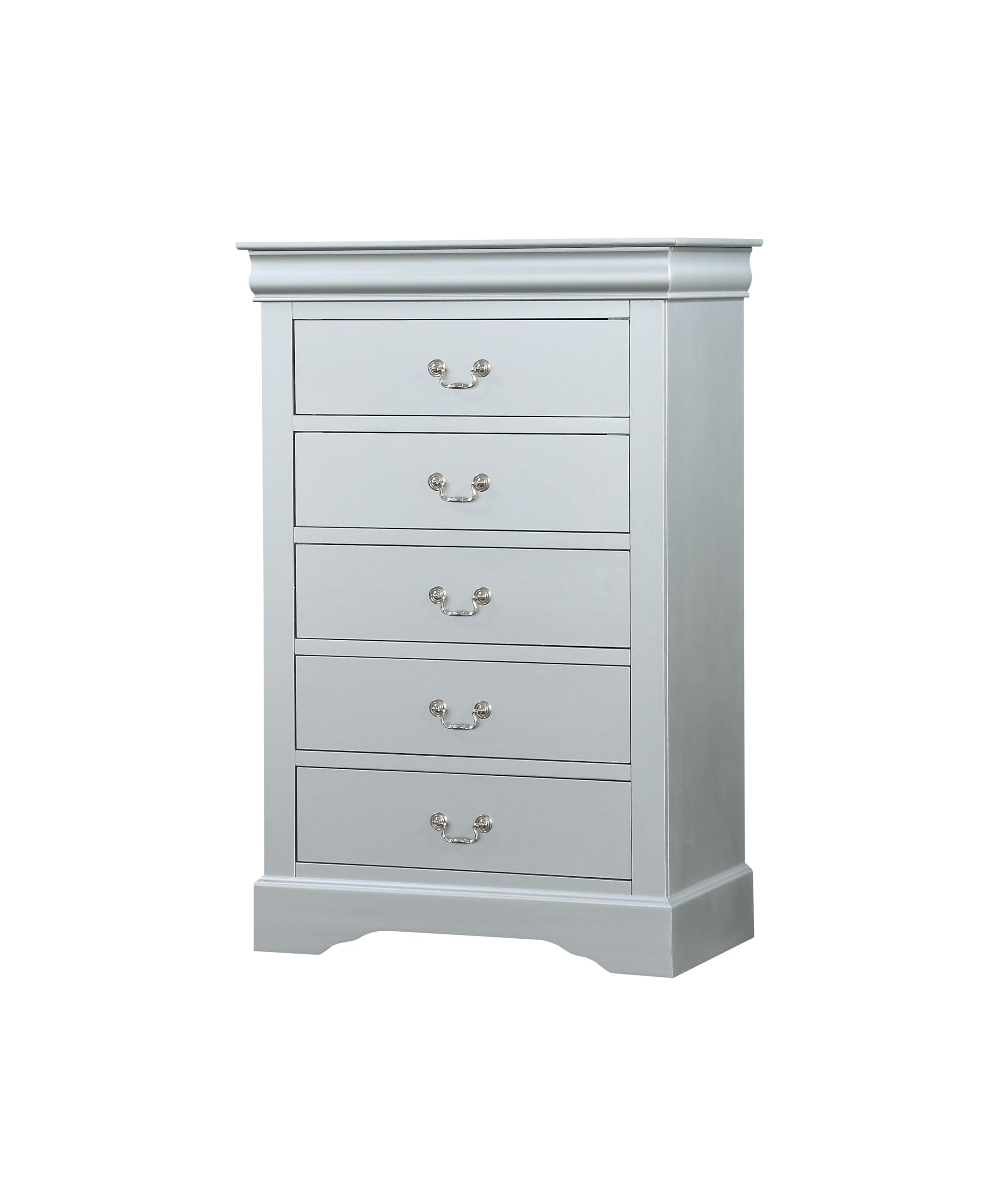 Acme Louis Philippe Chest in Platinum