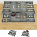 Expandable Foldable Drawer Organizer: 2/3 Tier Adjustable Divider For Jewelry, Cosmetics & More