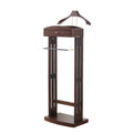 Proman Products Milan Valet Stand with Drawer, Top Tray, Contour Hanger, Trouser Bar, Tie & Belt Hooks and Shoe Rack  VL36226