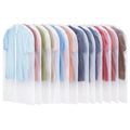 Carbrea 12 Pack Translucent Garment Bags for Hanging Clohes  24 x 42