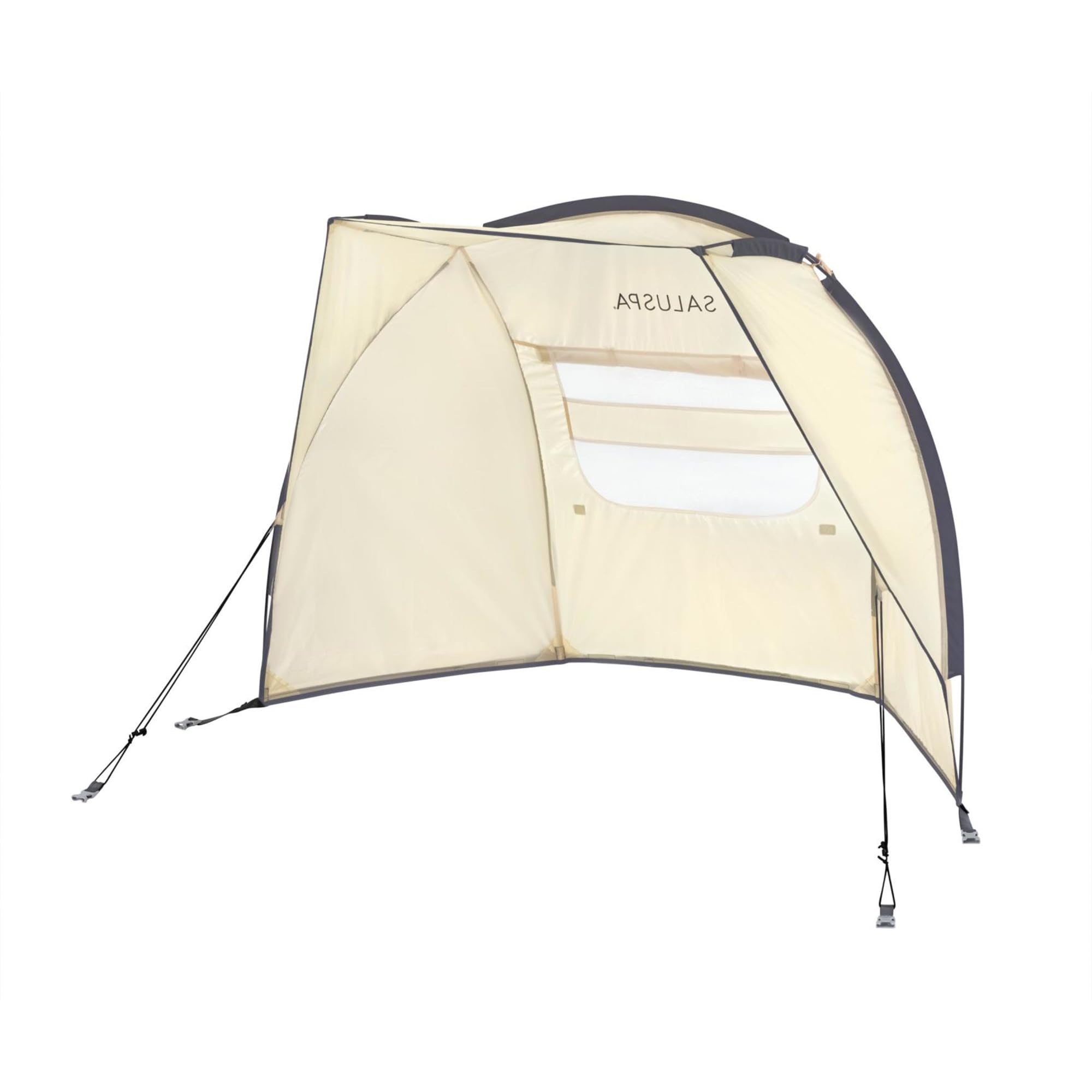 Bestway Saluspa Windproof Uv Protection Sun Shade Canopy Attachment Accessory With Mesh Windows For Round Inflatable Hot Tub Spa