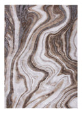 SAFAVIEH Craft Collection Accent Rug - 4 x 6, Gold & Grey, Modern Abstract Design, Non-Shedding & Easy Care, Ideal for High Tr