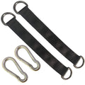 Aivoof Tree Swing Straps, 2 Pcs 25Cm / 9.8Inches Tree Swing Hanging Kit Heavy Duty Hanging Straps Holds 440 Lbs With Carabiner P