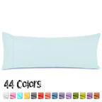 Nestl Body Pillow Cover - Soft Body Pillow Pillowcase - Lightweight Light Blue Pillowcase - Microfiber Body Pillow Case Cover - 20X54 Inches - Envelope Closure