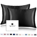 Silk Pillowcase 2 Pack For Hair And Skin With Hidden Zipper, Ravmix Both Sides 21Momme Mulberry Silk Pillowcases Standard Size 2