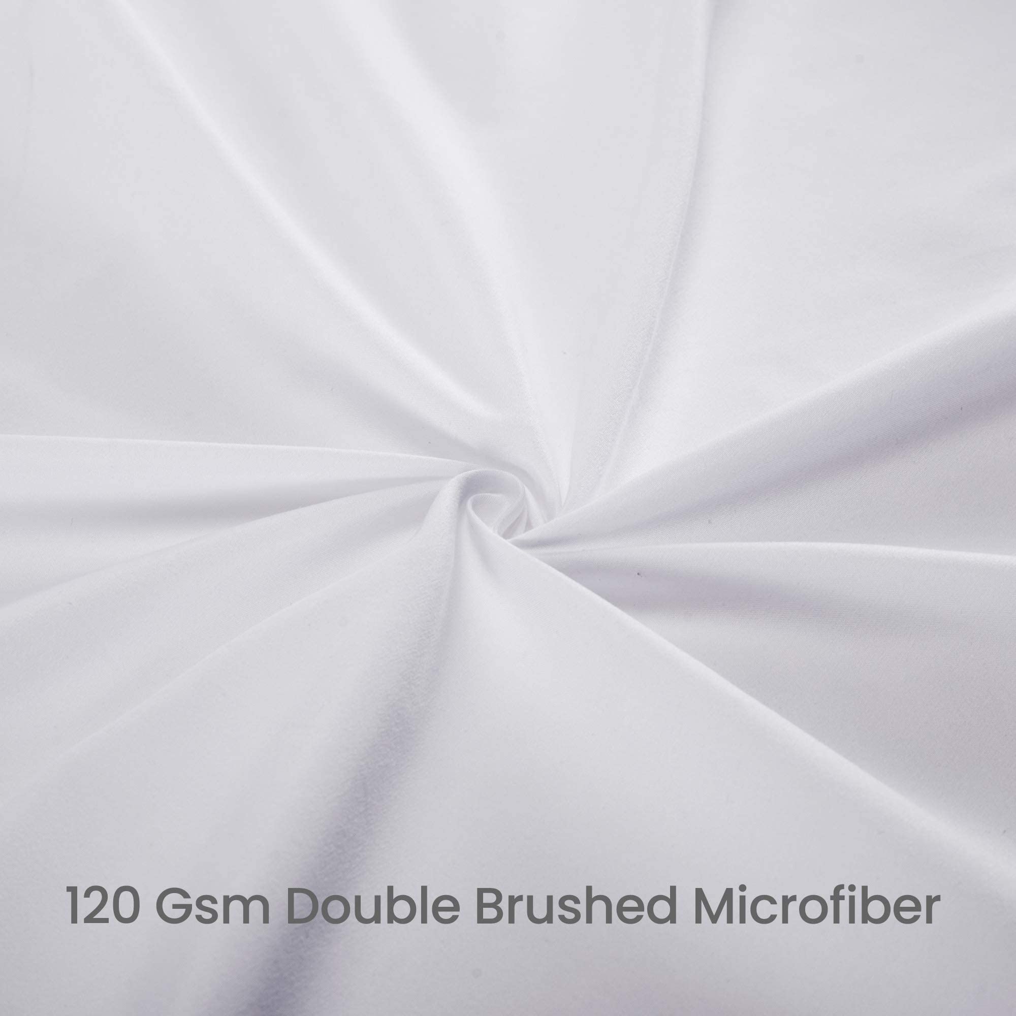 Sleep Zone Ruffled Bed Skirts King Size, Anti-Static Bedskirt Dust Ruffles With 15 Inches Tailored Drop, Easy Fit, Fade Resistan