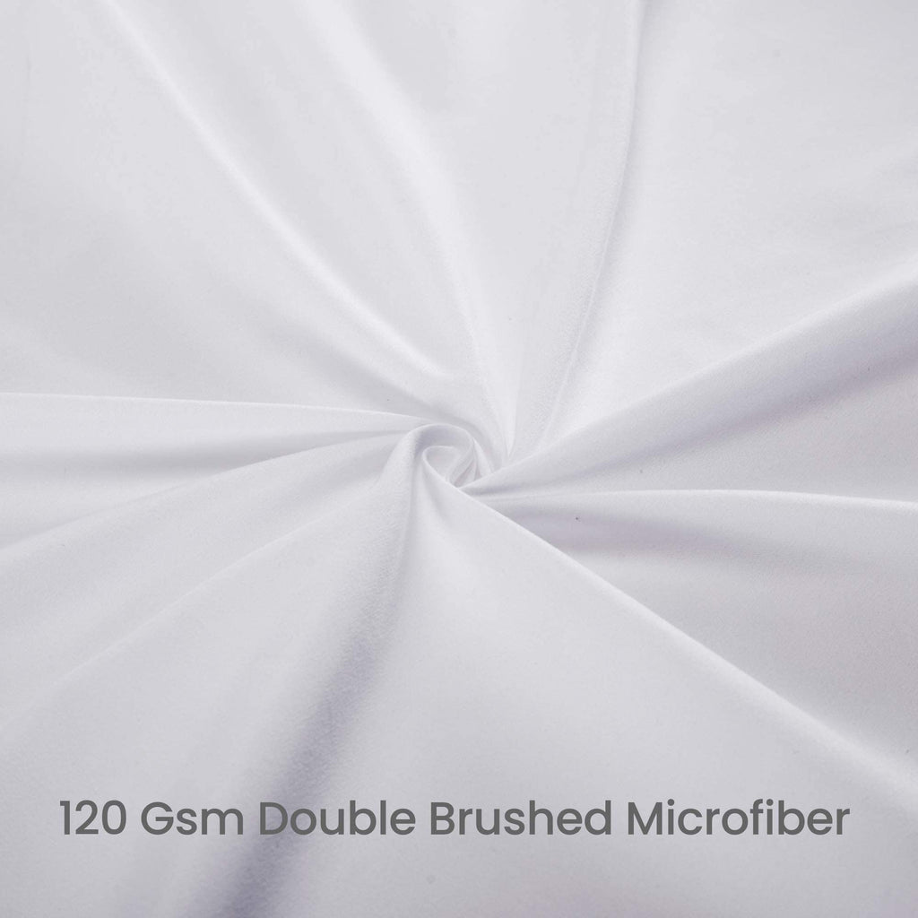 Sleep Zone Ruffled Bed Skirts King Size, Anti-Static Bedskirt Dust Ruffles With 15 Inches Tailored Drop, Easy Fit, Fade Resistan