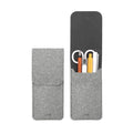 Lhids Pencil Case, Pencil Pouch Pen Bag, Multipurpose Travel Bags For Office, Bag Pouch Holder Box Organizer, Grey