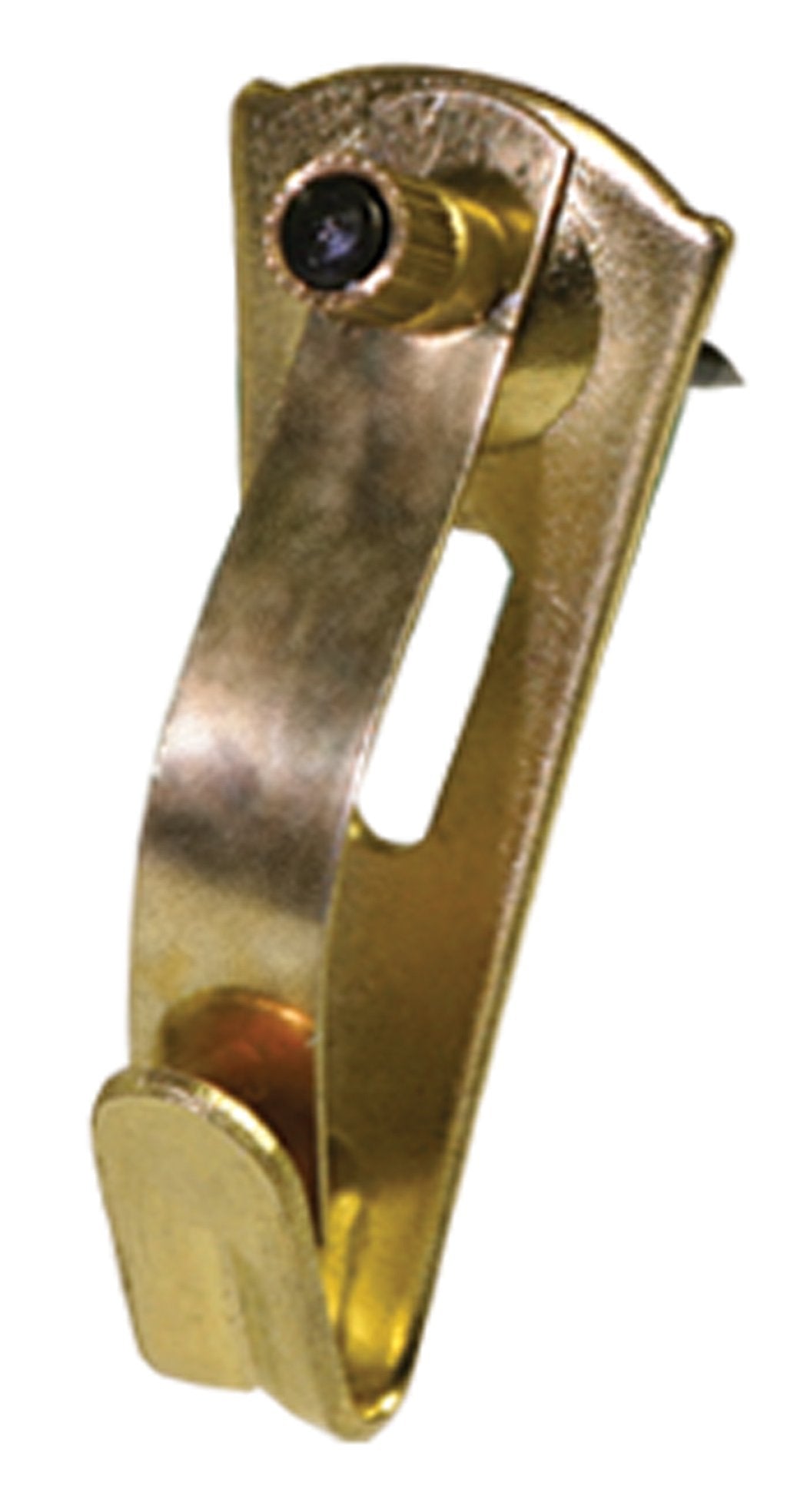Hillman 122205 Brass Safety Hanger Plated Card 20 Lb, No Size