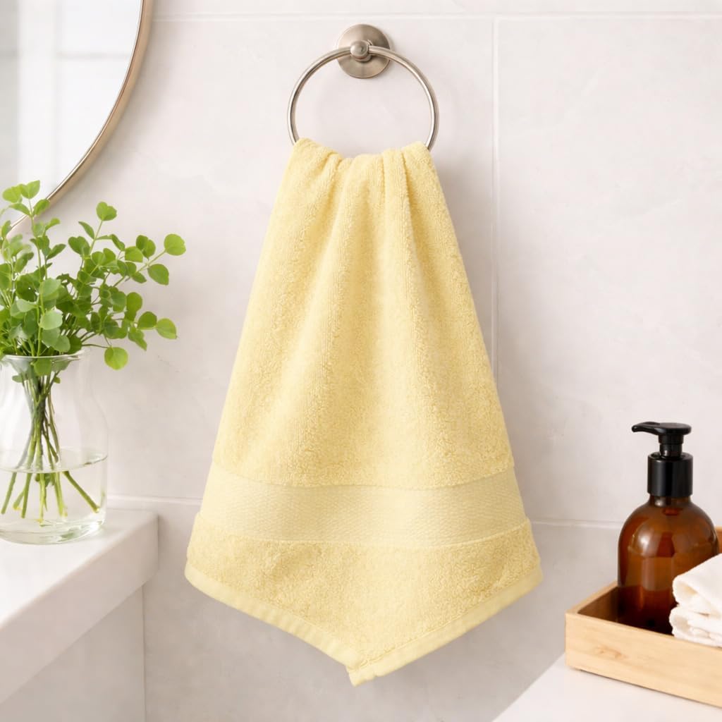 Cloak & Decker by Monte Carlo Cotton Hand Towel 40 x 60 cm | Absorbent & Quick Dry | Soft Cotton Towel for Home, Gym, Travel & D