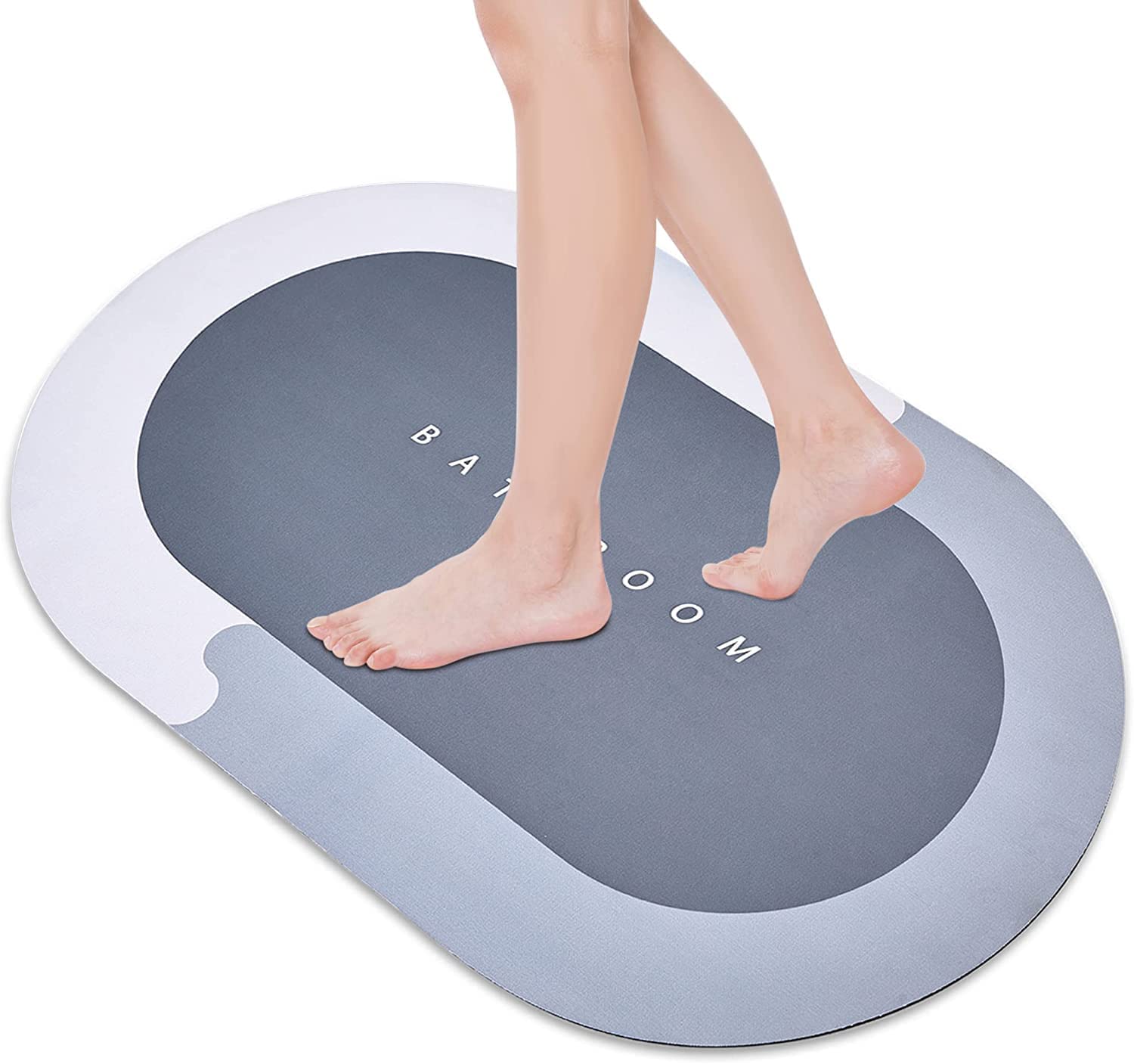 VEEMIZO Bathroom Mat Quick Dry Anti Slip