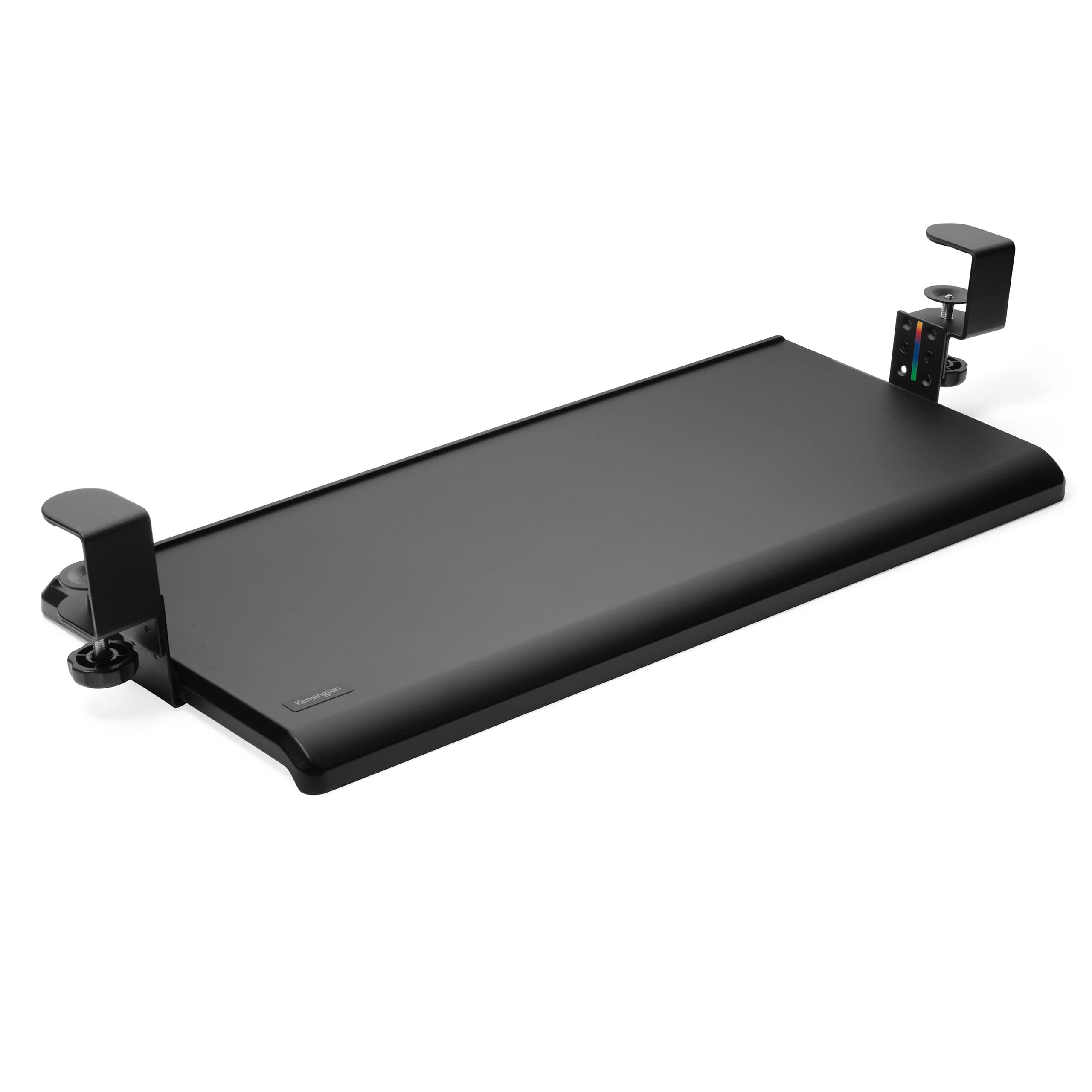 Kensington Clamp-On Keyboard Tray, Under Desk Keyboard Drawer With Cable Management, Ergonomic Smartfit Slide-Out Height Adjusta