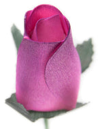 Pink Roses With Burgundy Tips Bunch Of 8 Closed Bud Wooden Roses For Crafts Custom Bouquets And Other Diy Projects. Choose Form
