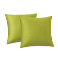 Rainroad Bright Green Throw Pillows Covers Set Of 2 Soft Velvet Decorative Pillow Covers 18X18 Inch For Couch Bed (Bright Green,