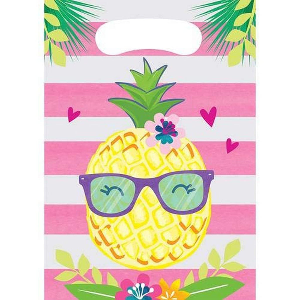 Creative Converting Pineapple and friends Party Favor, 0.1 x 7 x 12, Multicolor