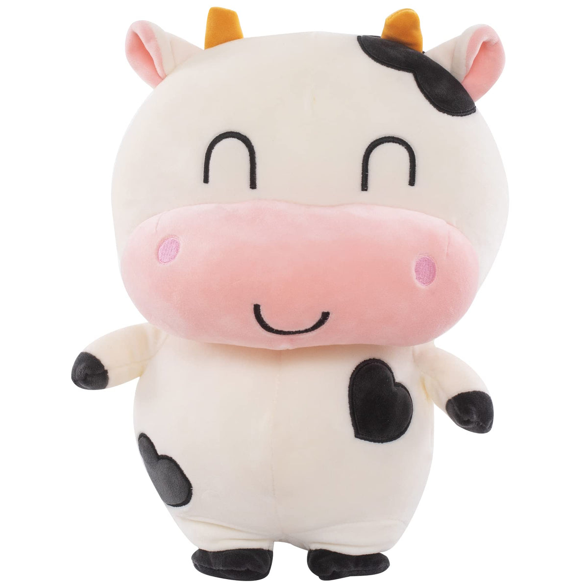 ZGXIONG Cow Stuffed Animal Plush Toy Stuffed Cow Plush Pillow Love Cow Valentines Stuffed Animal Plush Cow Toys Cow Plushies 12 