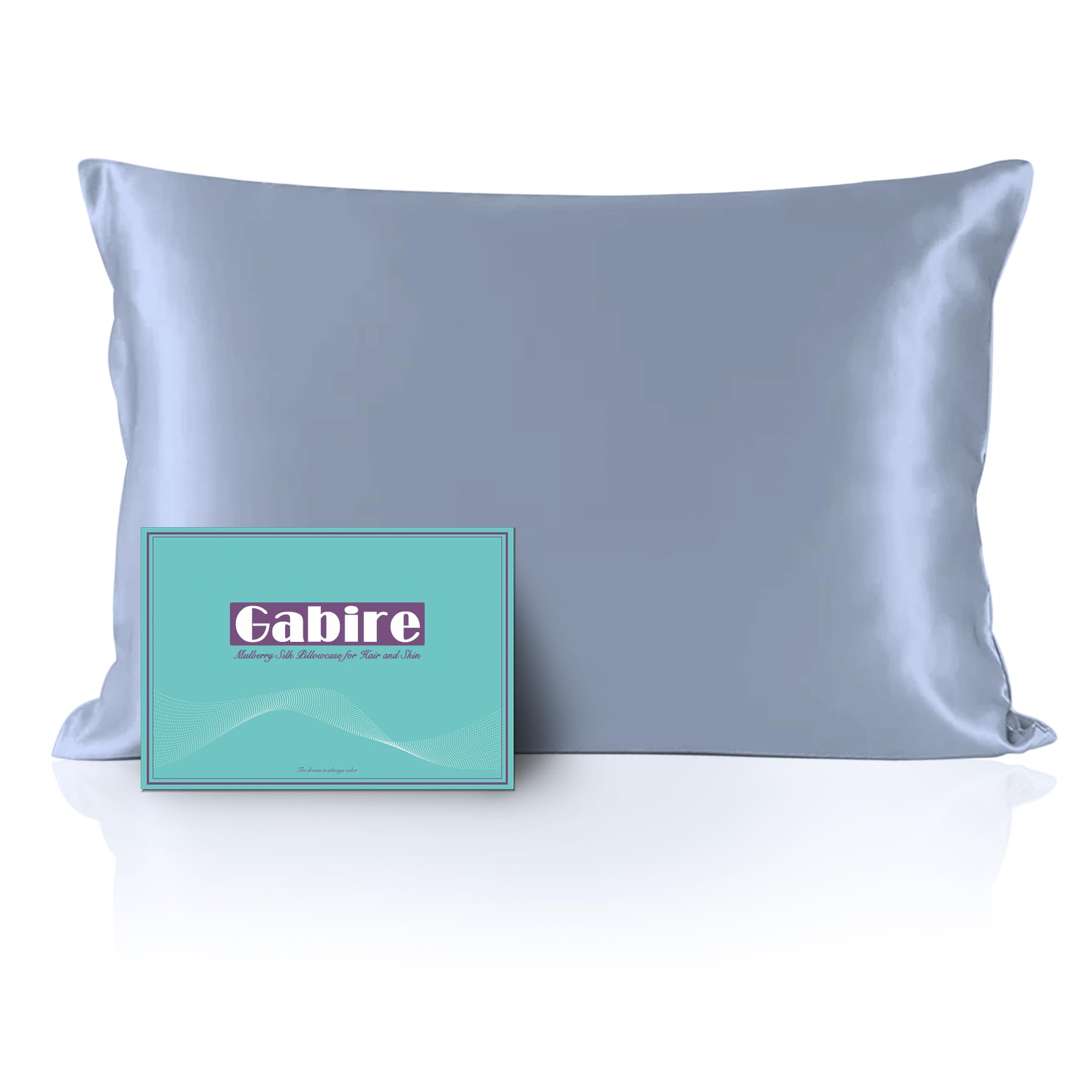 Gabire Mulberry Silk Pillowcase For Hair And Skin Prevent Acne Pillow Cases Both Sides Real Silk Pillowcases Organic Silk Pillow