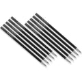 Sunterest Gel Pen Refills 10Pcs Black,Ordinary Gel Ink Pen Replacement Set,0.5Mm Pen Fine Point,4.8 Inches Long,Medium Rollerbal