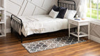 Unique Loom Trellis Frieze Collection Area Rug - Rounded (2' X 6' Runner, Blue Multi/ Ivory)