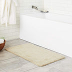Tache 31 X 48 Inches Solid French Vanilla Ivory Thin Floor Bathroom Bath All Area Doormat Kitchen Rug Mat