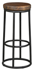 Derrick Bar Stool In Natural Wood
