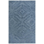 Rizzy Home Alora Decor Emerson 5' X 8' Diamond Blue/Gray/Rust/Blue Hand-Tufted Area Rug