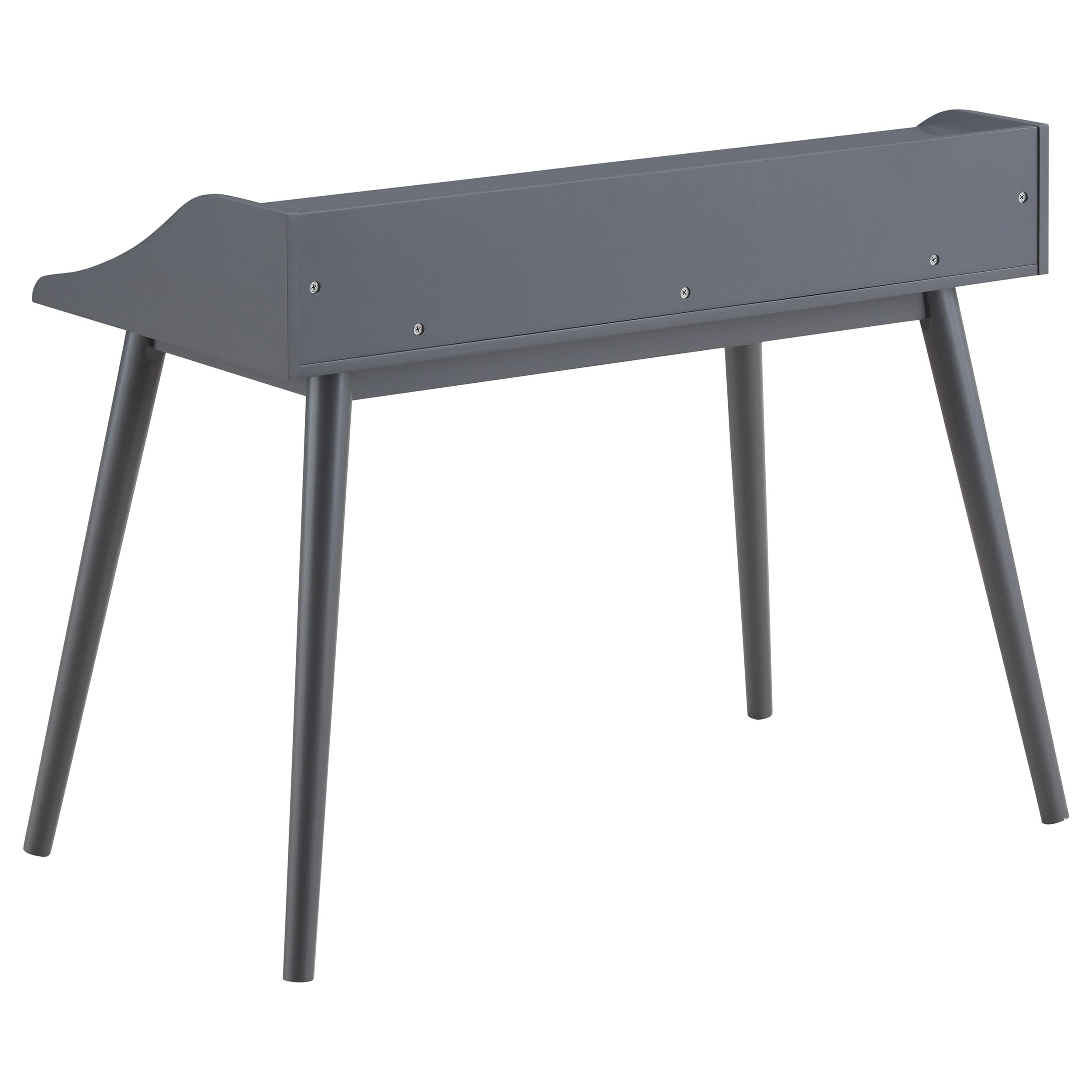 Coaster Home Furnishings Percy Mid-Century Modern 4-Compartment Gray Writing Desk 804497