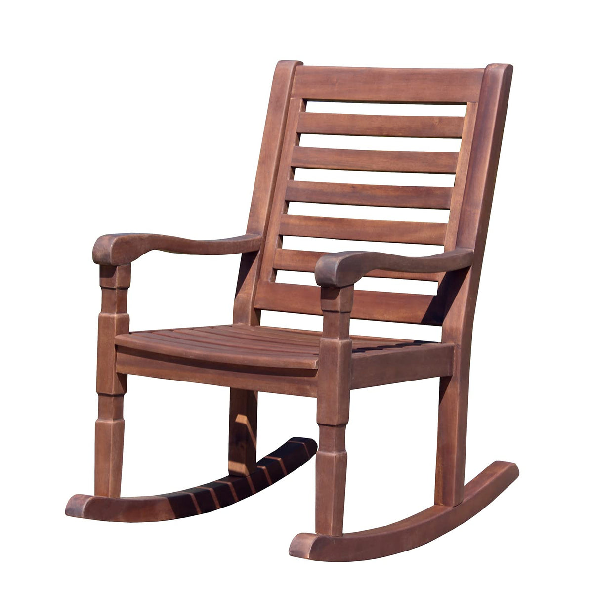 Turtleplay Nantucket Kid’s Rocking Rocker Chair, Brown