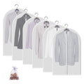 Mskitchen garment Bags for closet Storage garment covers clear clothes Protectors for closet Hanging Dress Bag Plastic with ceda